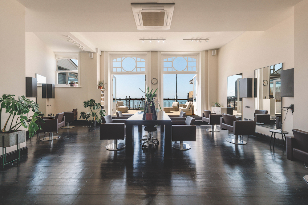 Marcella Hair: A Coastal Salon with a Beach-Inspired Interior